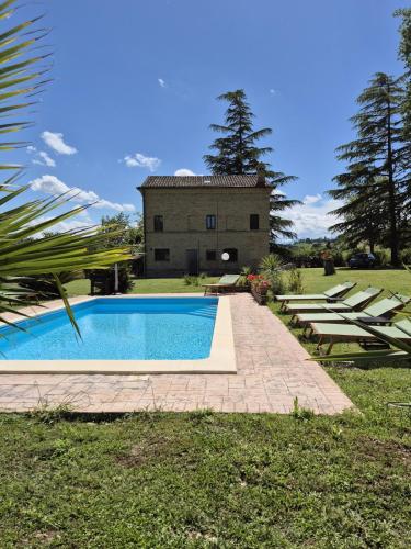 A szálláshely kívülről, Casa Lucciola con piscina privata in Mogliano