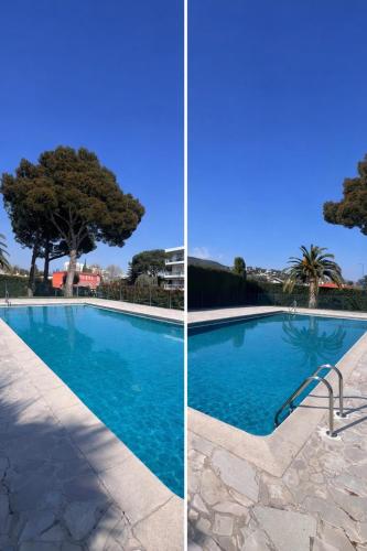 Suite Cannes avec baignoire, piscine, et parking - Location saisonnière - Mandelieu-la-Napoule