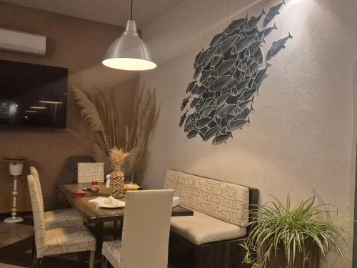 레스토랑, Guest House Compass in 로제넷츠