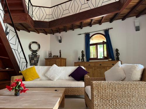 Family home for 8 guests with direct beach access in Cap Skirring