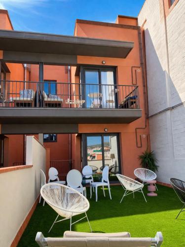 Balkon/terasa, Barcelona Mediterranean Apartments in Nou Barris