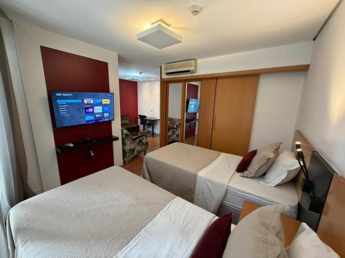 Flat lindo duplo lado Park Ibirapuera Av Paulista com garagem 106, San Paolo