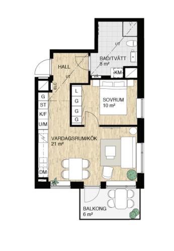 Brand New Apt at Heden Gothenburg in Nya Ullevi Area