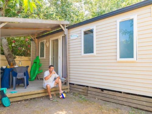 Mobil-home, clim, animaux OK - 6 pers.