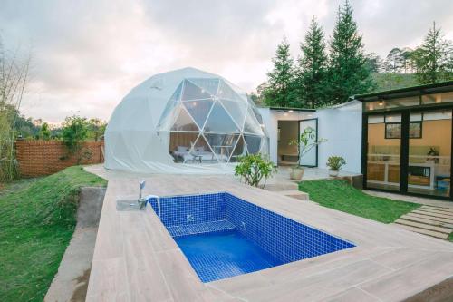 Изглед, Shanti Wellness Sanctuary Đà Lạt (Shanti Wellness Sanctuary Đa Lat) in Lam Ha District