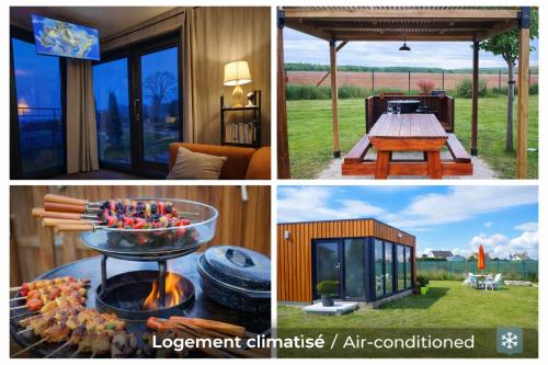 Chalet moderne avec grandes baies vitrées et espace plancha (Chalet moderne avec grandes baies vitrees et espace plancha) in 聖於連迪索