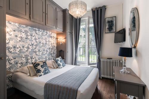 Chambre double, petite, avec vue