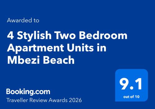 4 Stylish Two Bedroom Apartment Units in Mbezi Beach - Bagamoyo 4 Stylish Two Bedroom Apartment Units in Mbezi Beach - Bagamoyo