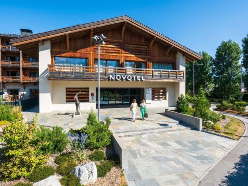 外部景觀, 諾富特默熱沃勃朗峰酒店 (Novotel Megève Mont Blanc) in 梅婕芙市中心