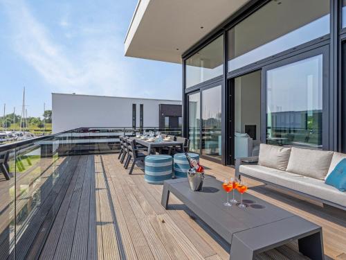 Rõdu/terrass, Zilte Watervilla in Kamperland