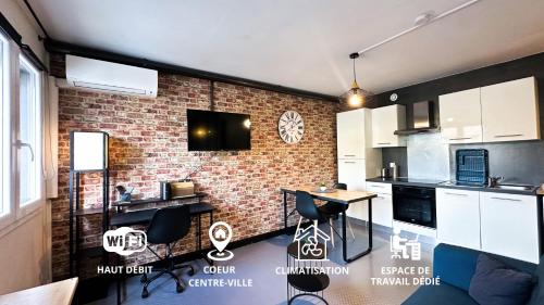 Appartement Spacieux T1bis - Centre-ville - Location saisonnière - Agen