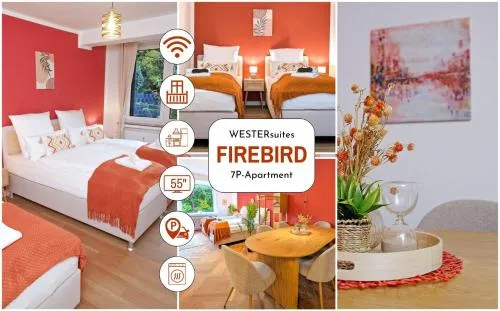 WESTERsuites - Firebird - 3BR Zentral Terrasse WLAN 7 Betten Waschtrockner in Bremen, Deutschland