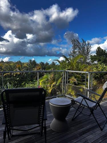 Villa bois moderne 120m2 Vue 360, nature et calme in Sainte Rose