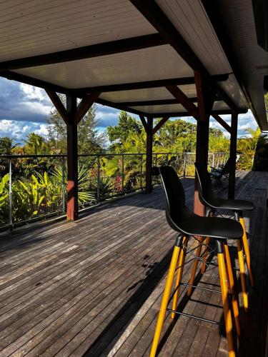 Villa bois moderne 120m2 Vue 360, nature et calme in Sainte Rose