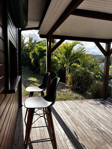 Villa bois moderne 120m2 Vue 360, nature et calme in Sainte Rose