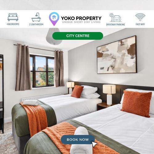 Detached House - Prime Location - Free Parking, Fast Wifi and Smart TVs with Sky TV and Netflix by Yoko Property gîte à louer Jurys Inn Milton Keynes