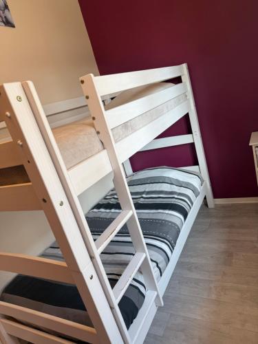 Petite Chambre lit Superposee - Maron