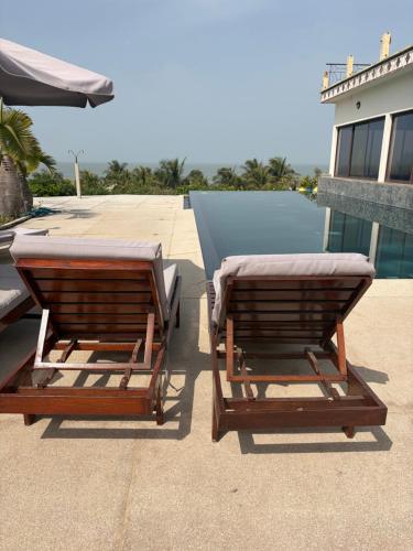 Piscina, Family home for 8 guests with direct beach access in Cap Skirring