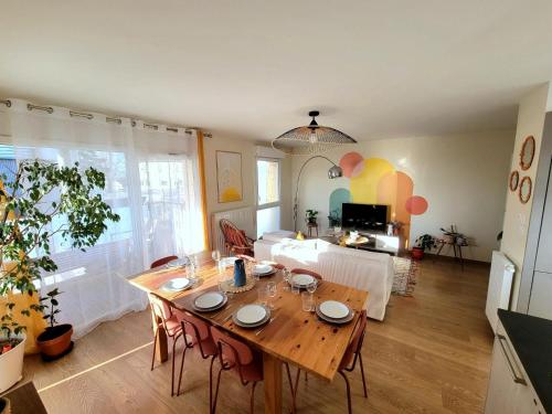 Appartement lumineux proche Genève et Jura 3 chambres, terrasses et parking - Location saisonnière - Gex