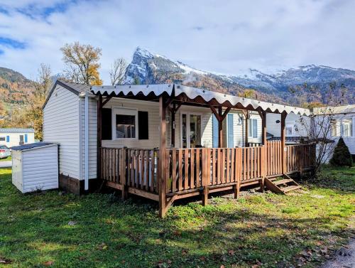 Mobil home entre lac et montagne 6pers 3chambres - Location, gîte - Samoëns