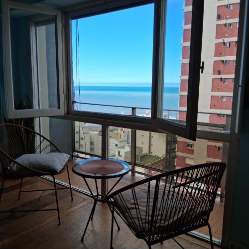 Hermoso monoambiente con vista al mar en La Perla , Mar del Plata