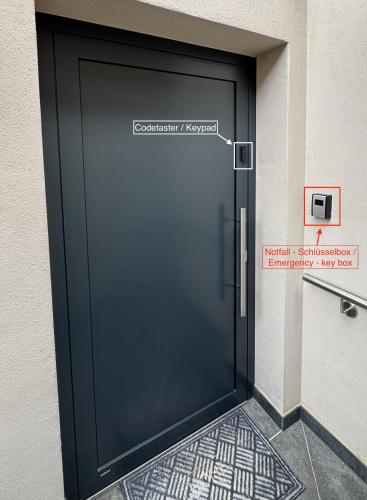 Pintu masuk, FeWo Souterrain TT-Bodensee in Tettnang