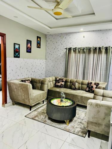 One Bedroom Luxury and Elegant Silver Themed Apartment by Iqbal Heights at Bahria town Phase 8 Rawalpindi - main image