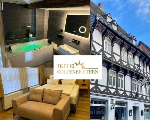 Goldener Stern in Goslar, Deutschland