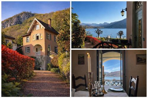 Exclusive waterfront villa with stunning views – khách sạn tại Caslano