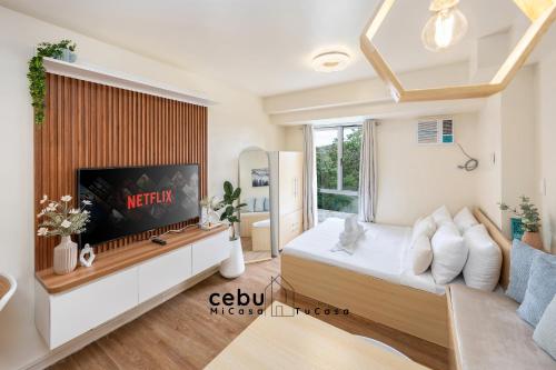 New Cozy Studio at Avida Tower1 U206 in Apas