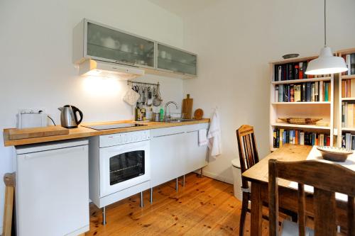 virtuve, Gutshaus Rothen am See in Borkow