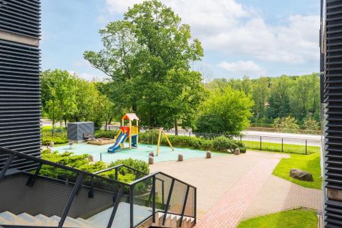Castle & River Retreat in Antakalnis