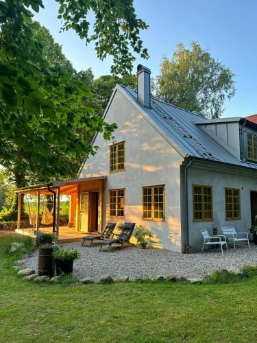 Exterior view, Designed House With Recycled Details In Osterlen in Stora Herrestad
