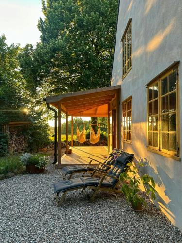 Exterior view, Designed House With Recycled Details In Osterlen in Stora Herrestad