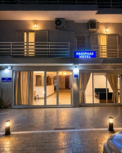 Entrada, Pasiphae Self Hotel in Creta