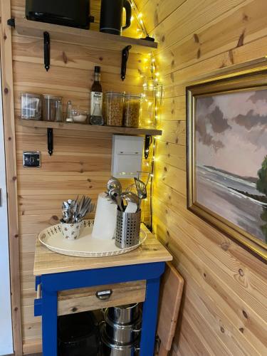 virtuve, Raiders Rest Cabin - Farm Stay - Dark Skies - Galloway - Near pub and village shop in Palnackie