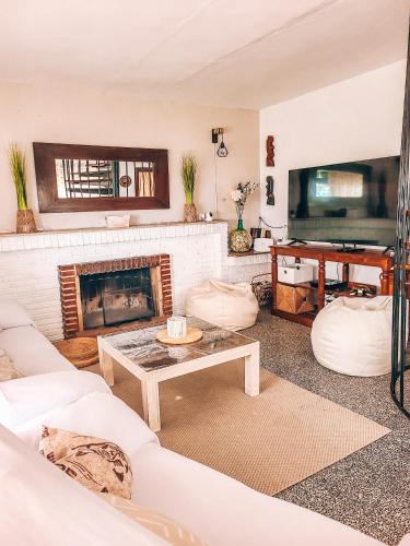 Koplietošanas atpūtas telpa ar TV, Casa Terra in Navahermosa