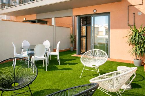 Balkon/terasa, Barcelona Mediterranean Apartments in Nou Barris