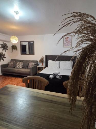 Private room with parking and bathroom in 아구아다