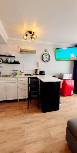 廚房, Hermoso Apartamento a pasos de playa Cavancha in 巴赫摩耶