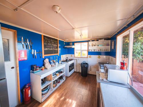 주방, Hostel Patagonia Backpackers in 푸에르토 나탈레스