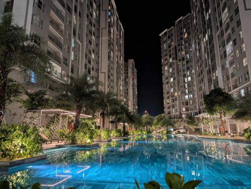 Swimming pool, West Gate Park in Binh Chanh