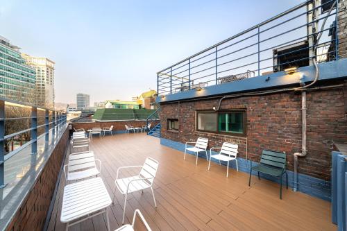 バルコニー/テラス, スソン ゲストハウス クァンファムン ミョンドン (Soo Song Guesthouse Gwanghwamun Myeongdong) in 光化門