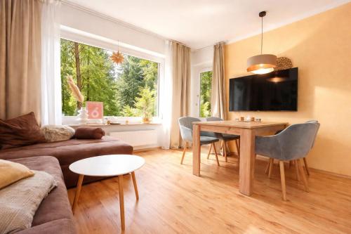 Moderne und zentral gelegene Ferienwohnung in Braunlage mit Rodelpiste und Start Ski Langlauf in 300 Metern Entfernung in Braunlage, Deutschland