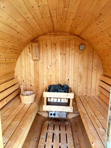 Sauna, WW Luxury Cottage in Müschenbach