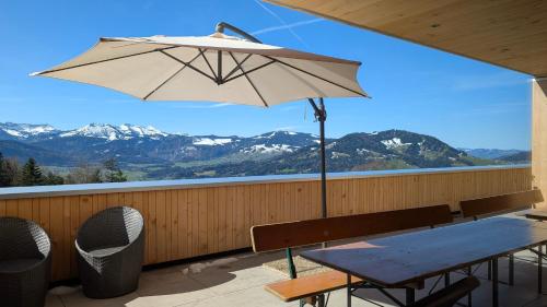 Erkély/terasz, Blickfang Bregenzerwald in Langenegg