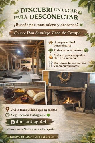 Don Santiago casa de campo in Lisandro Olmos