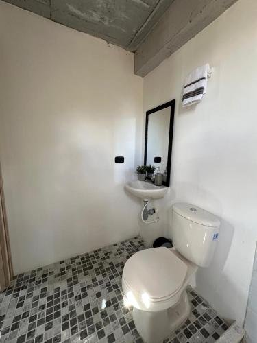 ห้องน้ำ, Complejo Turistico Apartaestudios 201 Armenia Quindio in อาร์เมเนีย