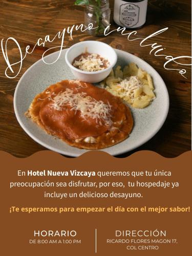 Ēdiens un dzērieni, Nueva Vizcaya & Suites in Parral