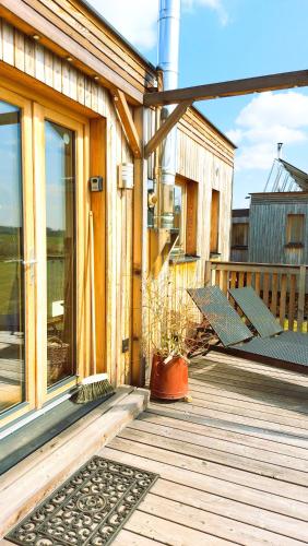 Balkons/terase, Boutique Loft "Mrs Green" im Thayatal, Tiny Haus in Drosendorf-Zissersdorf